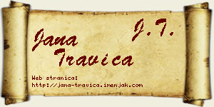 Jana Travica vizit kartica